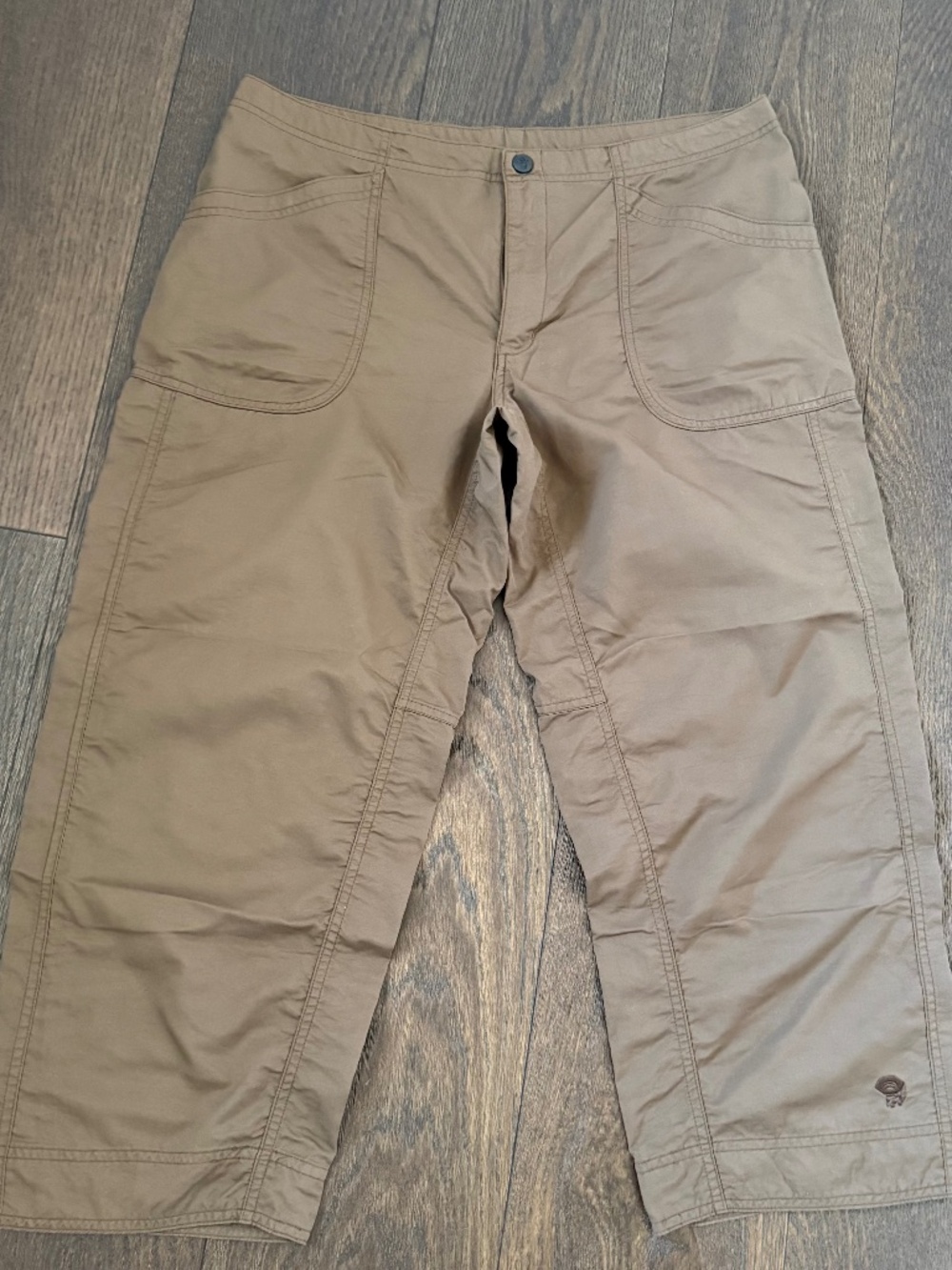 Mountain Hardwear Women’s Brown Nylon Hiking Capris Size 10 Outdoor Pants
